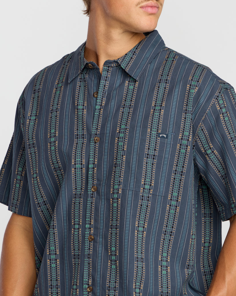 Billabong Sundays Jacquard Shirt-Dark Navy