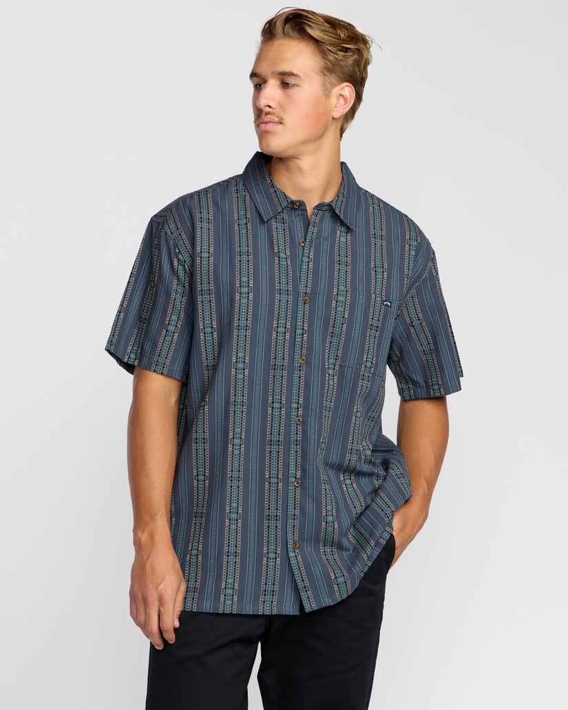 Billabong Sundays Jacquard Shirt-Dark Navy