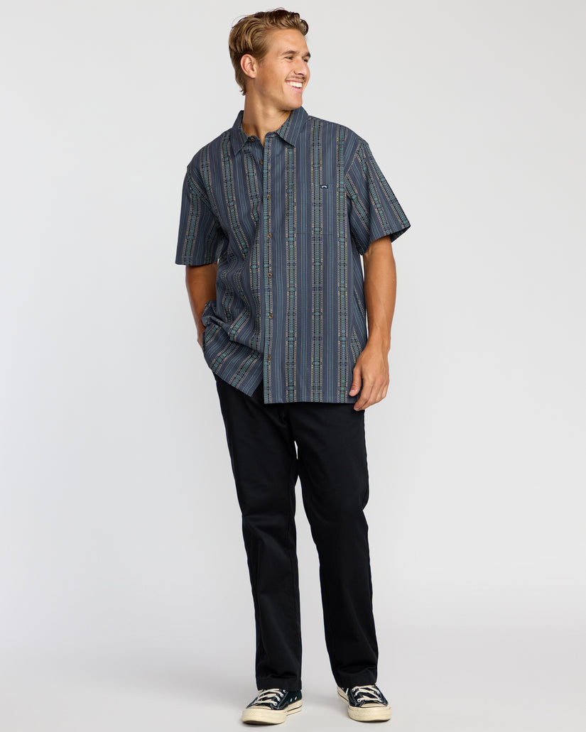 Billabong Sundays Jacquard Shirt-Dark Navy