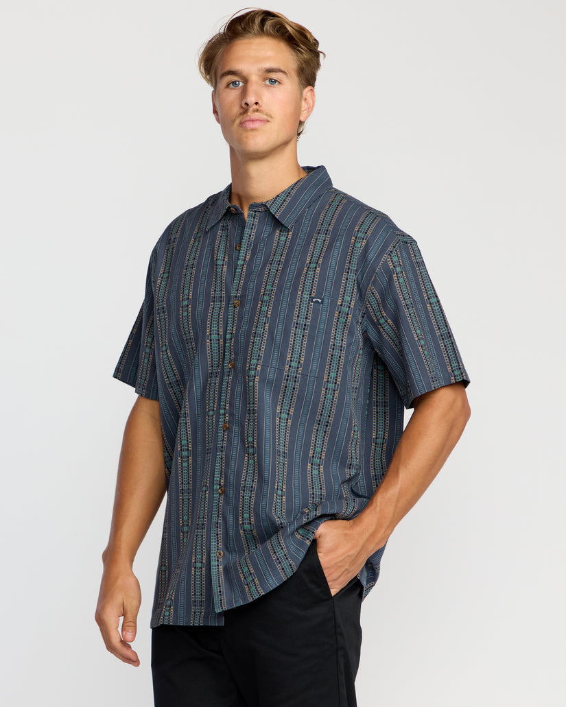 Billabong Sundays Jacquard Shirt-Dark Navy