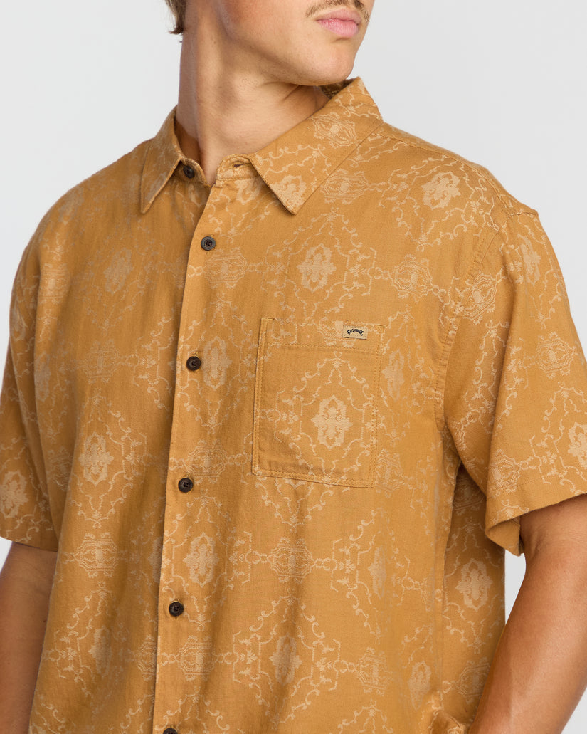 Billabong Sundays Jacquard Shirt-Golden Haze