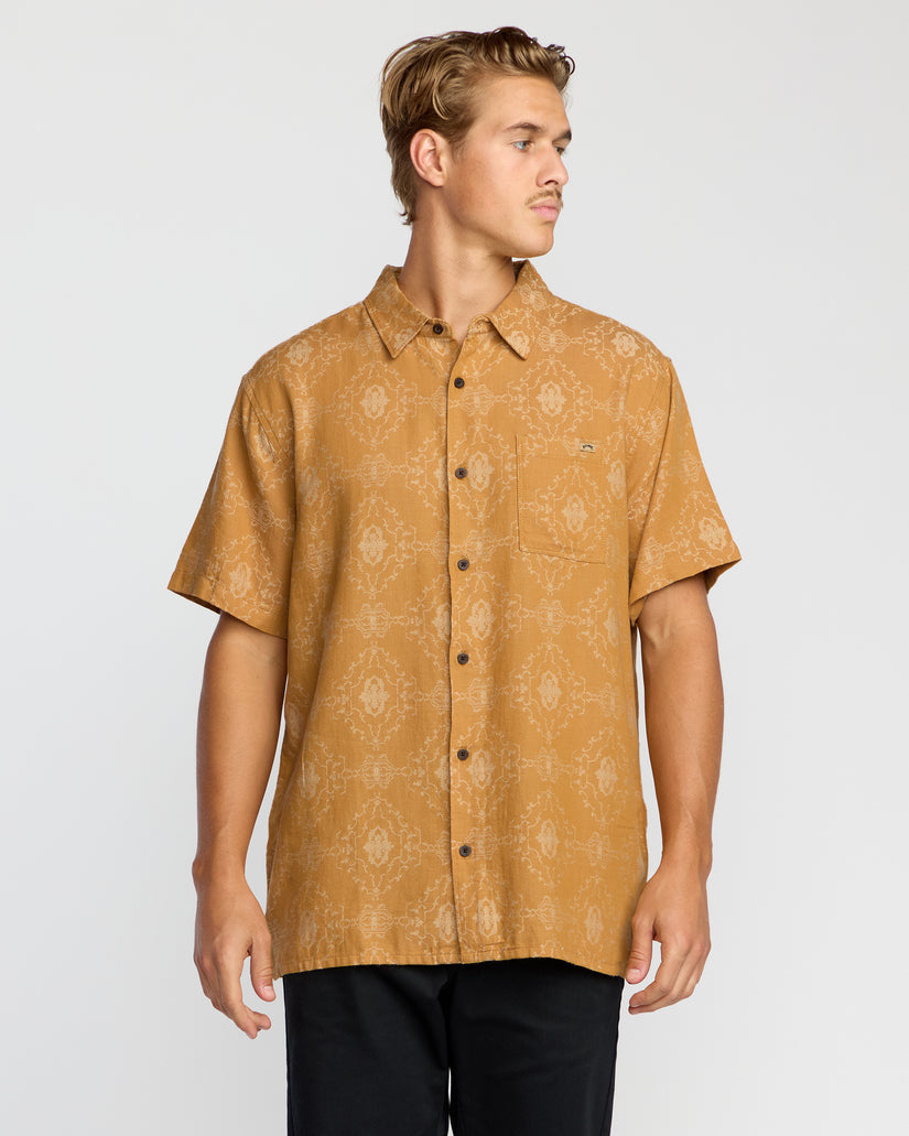 Billabong Sundays Jacquard Shirt-Golden Haze