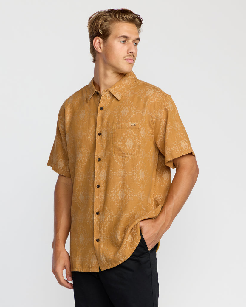 Billabong Sundays Jacquard Shirt-Golden Haze