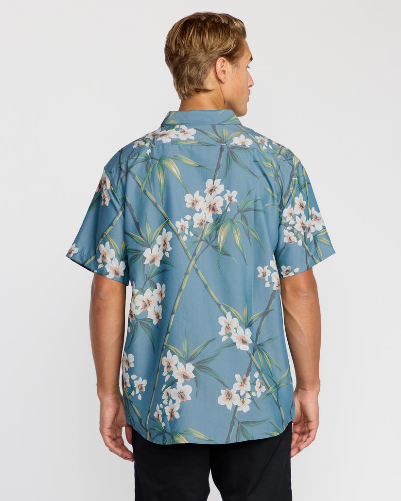 Billabong Sundays Lounge Shirt-Steel Blue