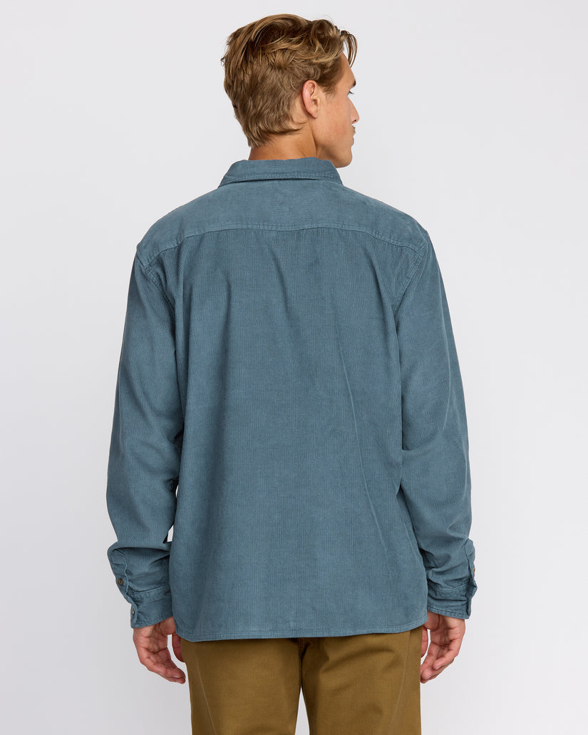 Billabong Bong Days L/S Shirt-Steel Blue