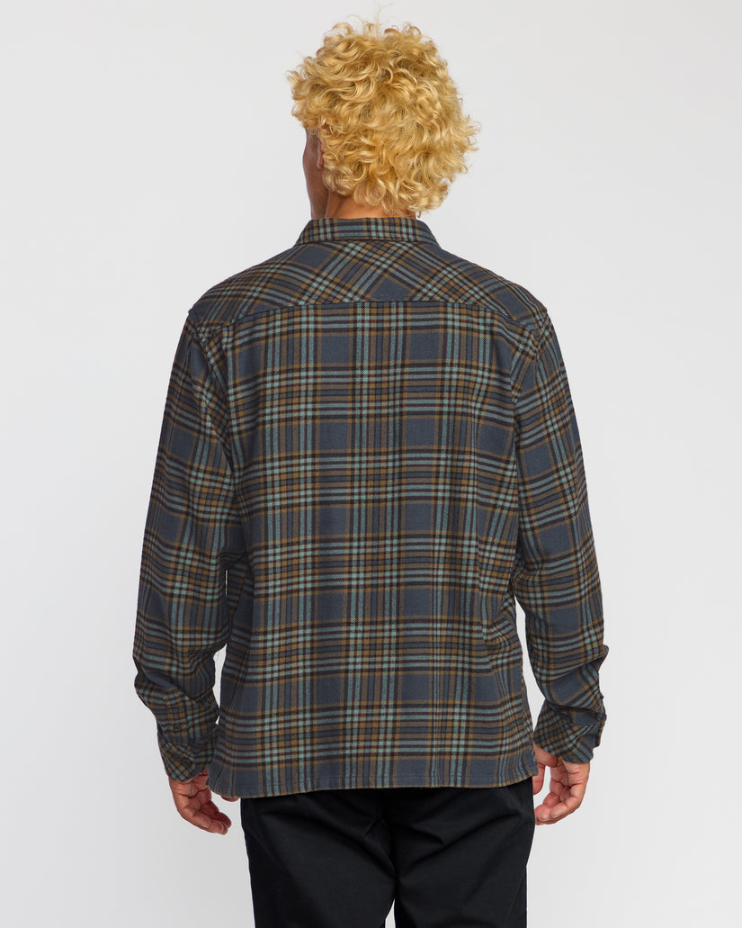 Billabong Offshore Flannel L/S Shirt-Midnight