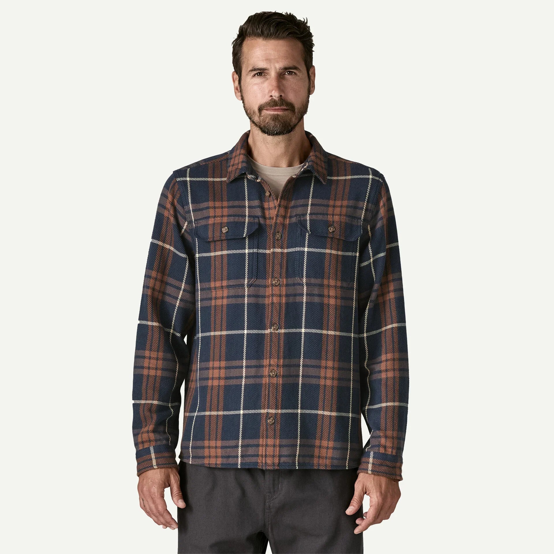 Patagonia Fjord Loft L/S Shirt-Netted: Sunken Blue