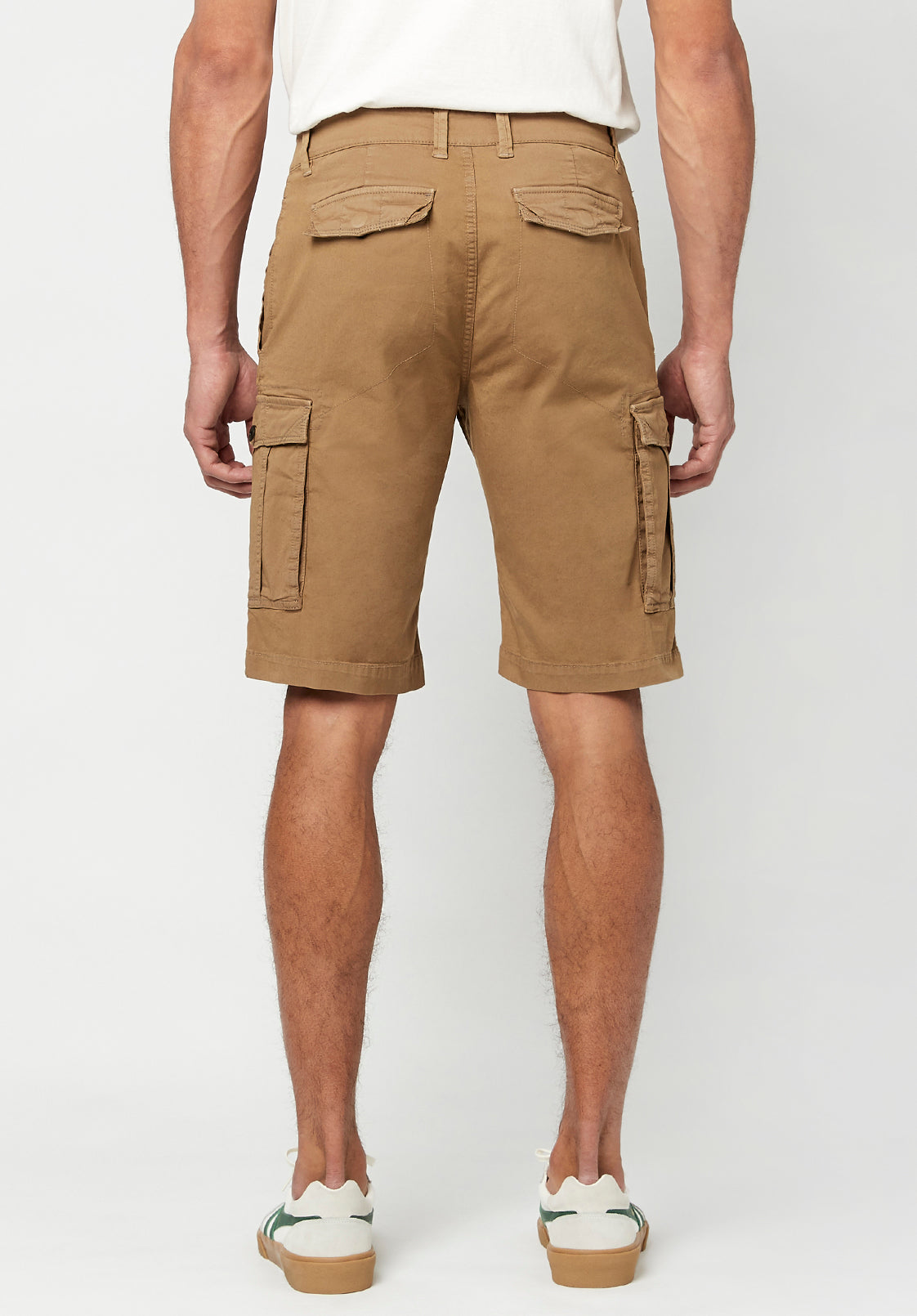 Hortus Men's Cargo Shorts, Tan - BM23587