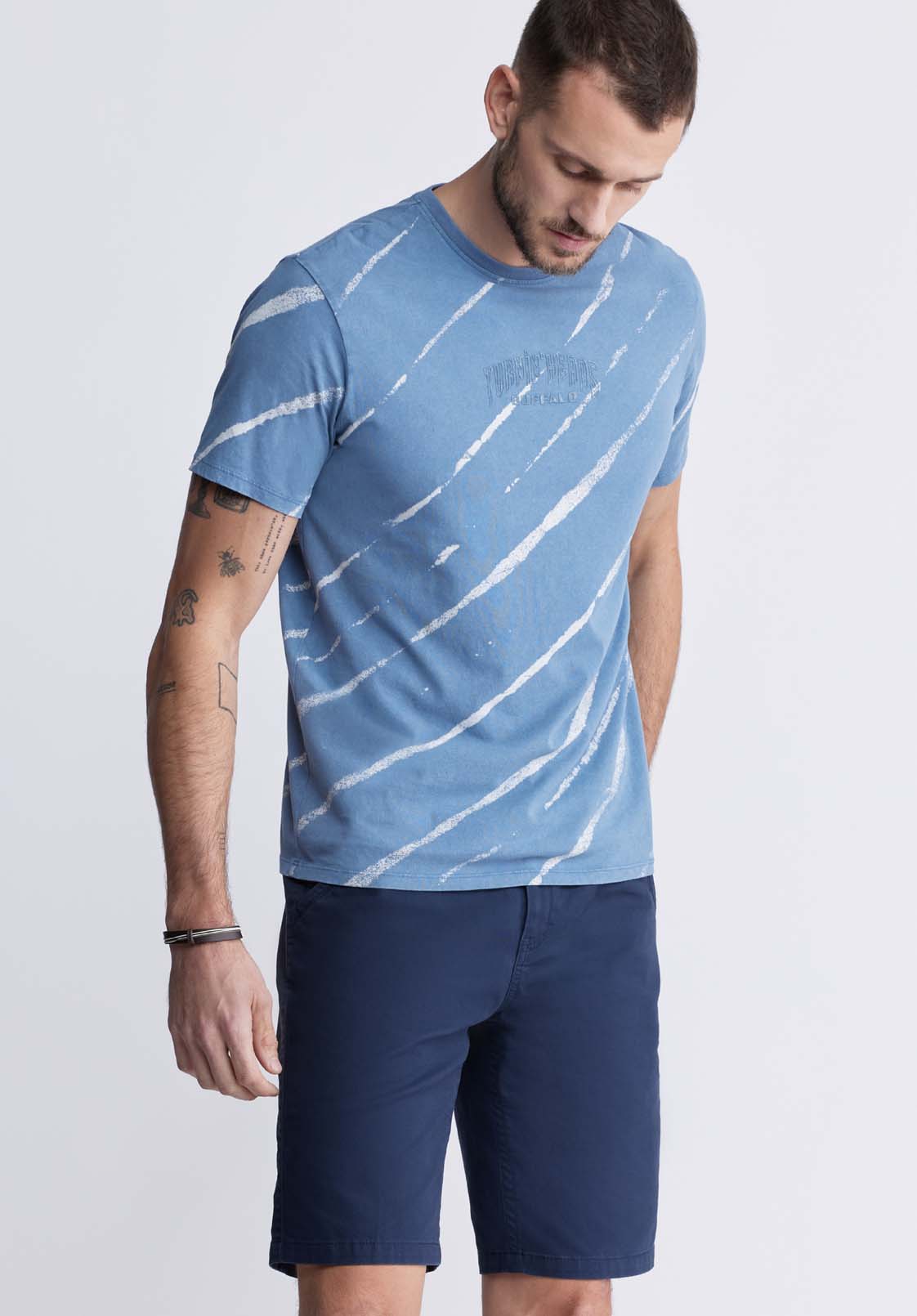 Hadrian Men's Flat Front Shorts, Midnight Blue - BM24266