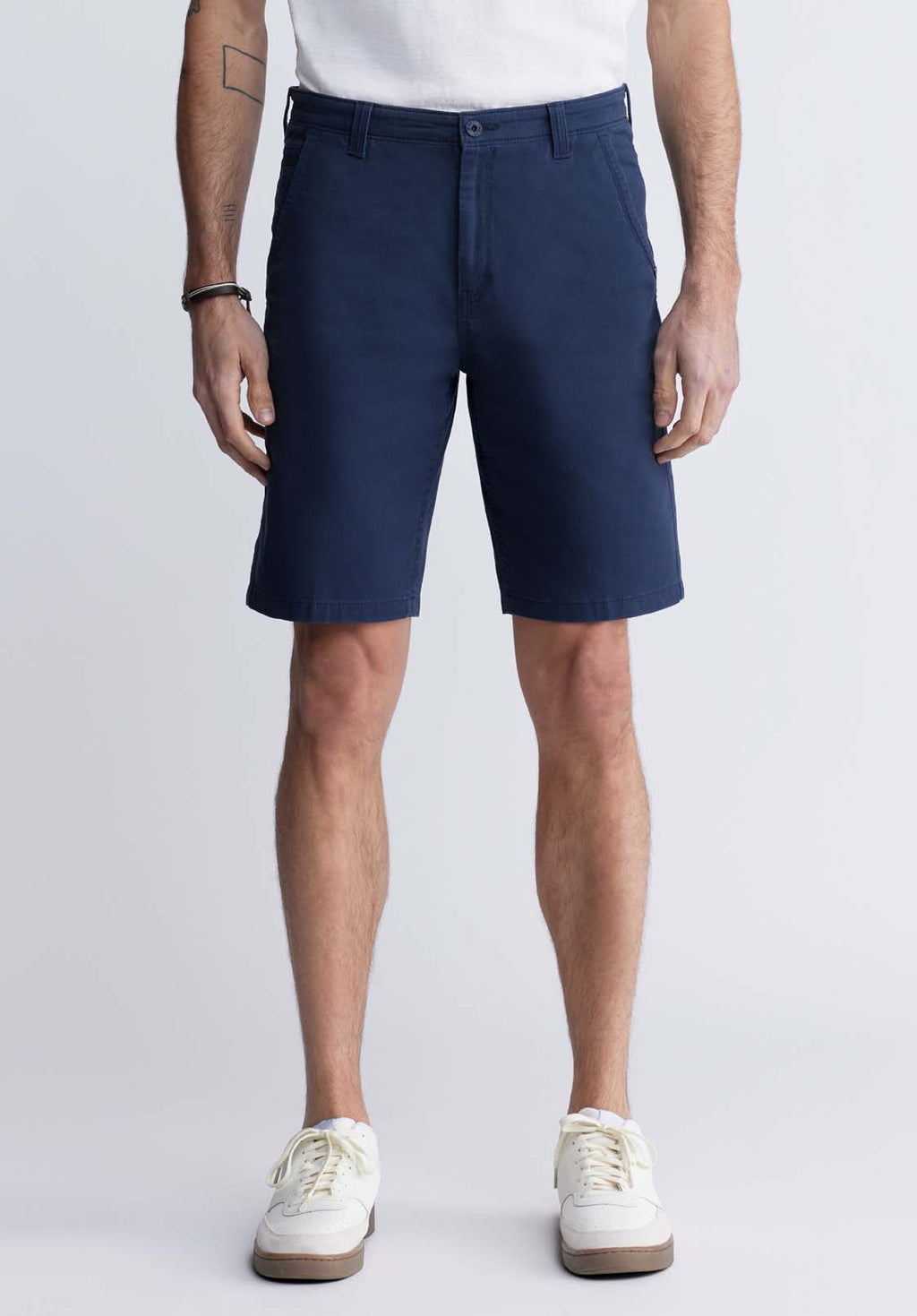 Hadrian Men's Flat Front Shorts, Midnight Blue - BM24266