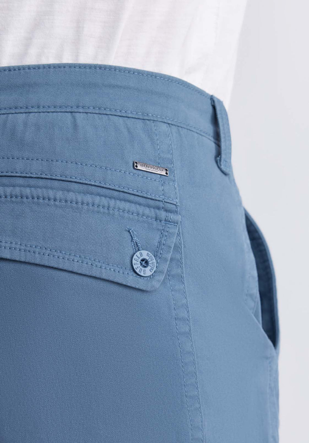 Hadrian Men's Flat Front Shorts, Mirage Blue - BM24266