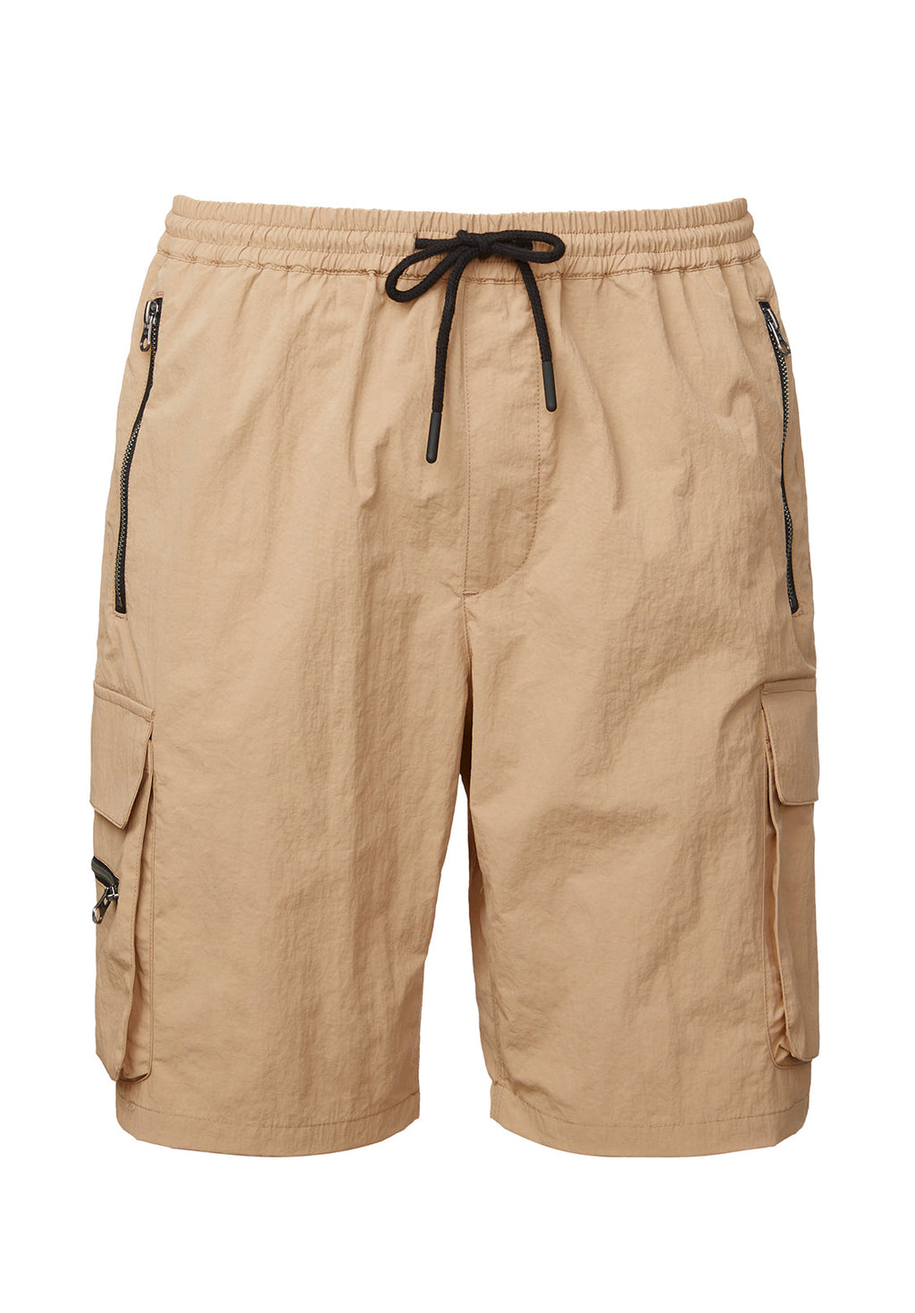 Hult Men’s Drawstring Cargo Shorts, Tan - BM24342