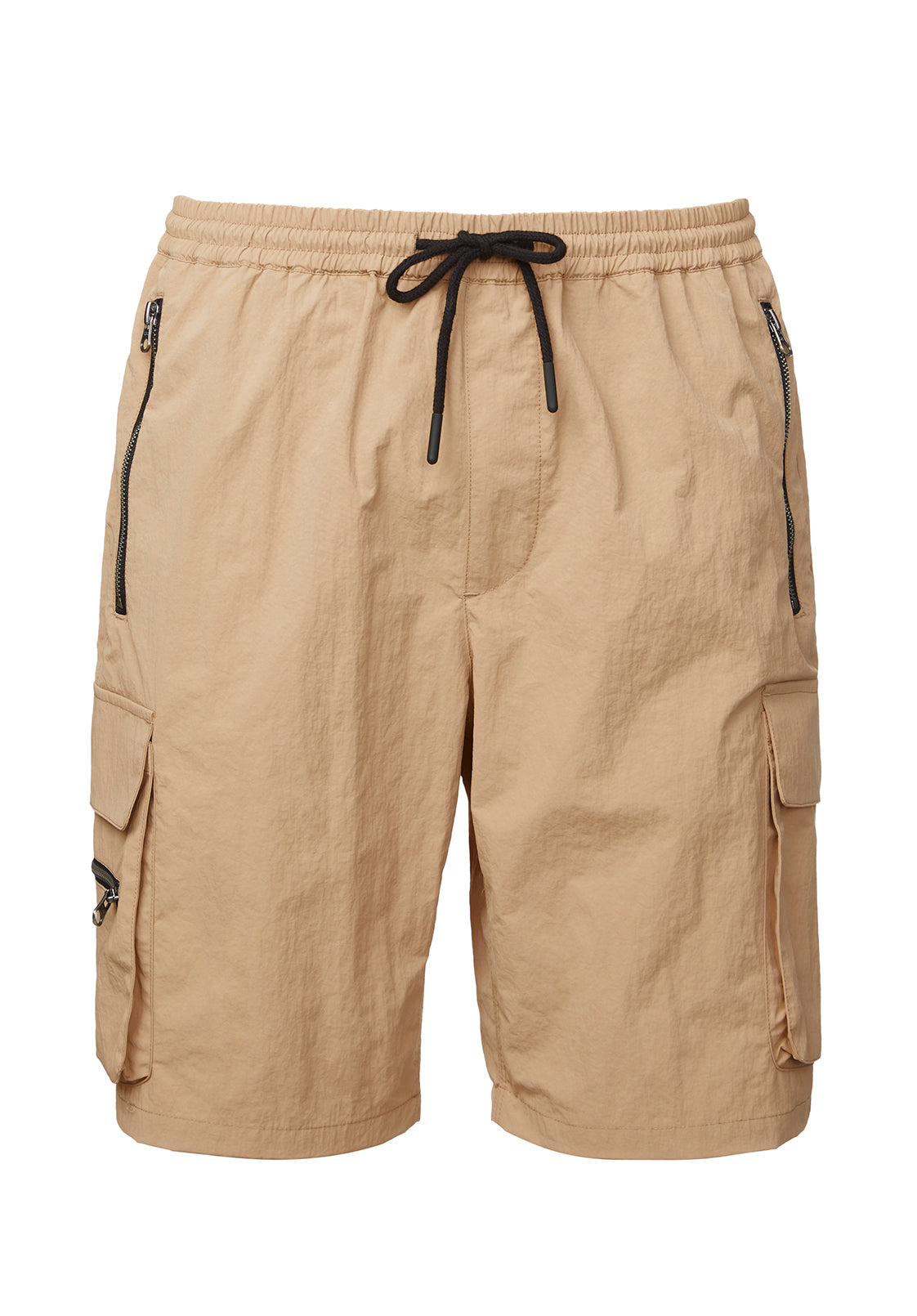 Hult Men’s Drawstring Cargo Shorts, Tan - BM24342