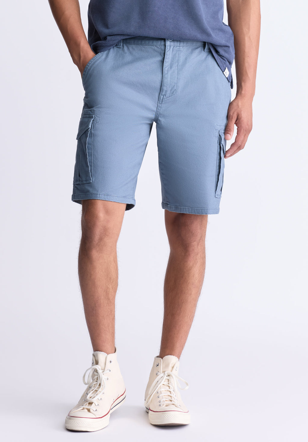 Hiero Men's Cargo Shorts, Mirage Blue - BM24503