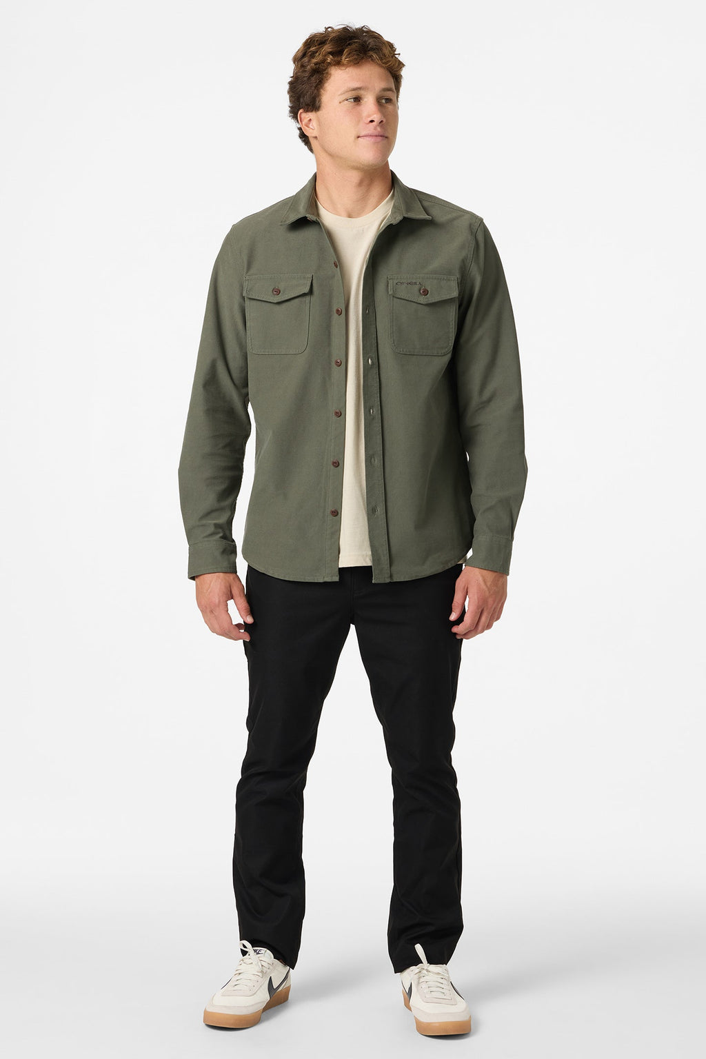 O'Neill Unified Overshirt L/S Shirt-Dark Olive