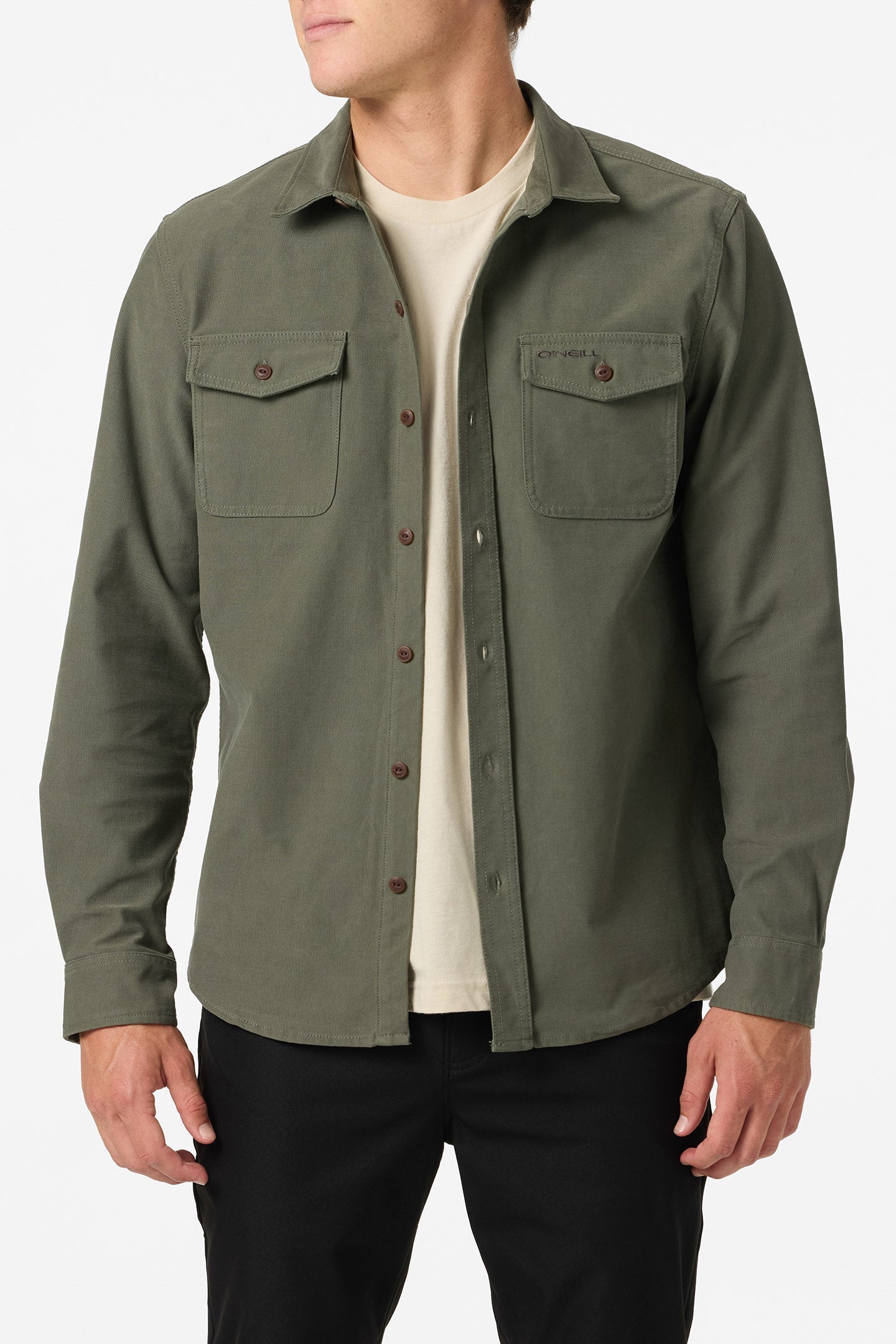 O'Neill Unified Overshirt L/S Shirt-Dark Olive