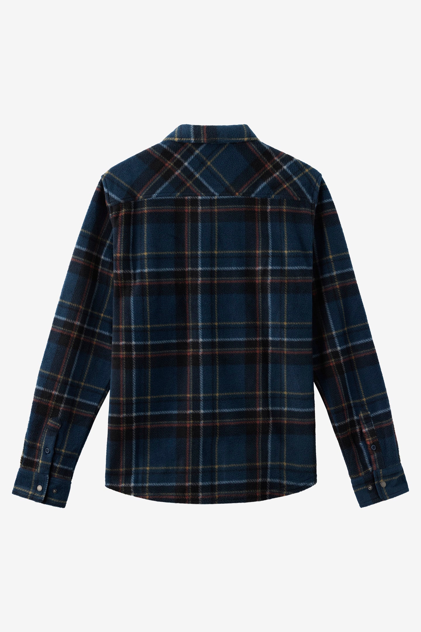 O'Neill Glacier Plaid Superfleece L/S Shirt-Midnight Navy