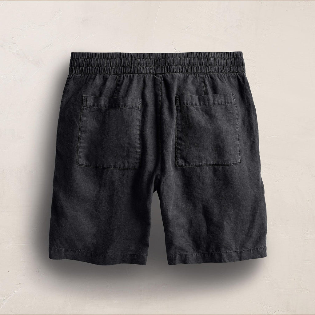 Relaxed Fit Linen Short - Magma Pigment