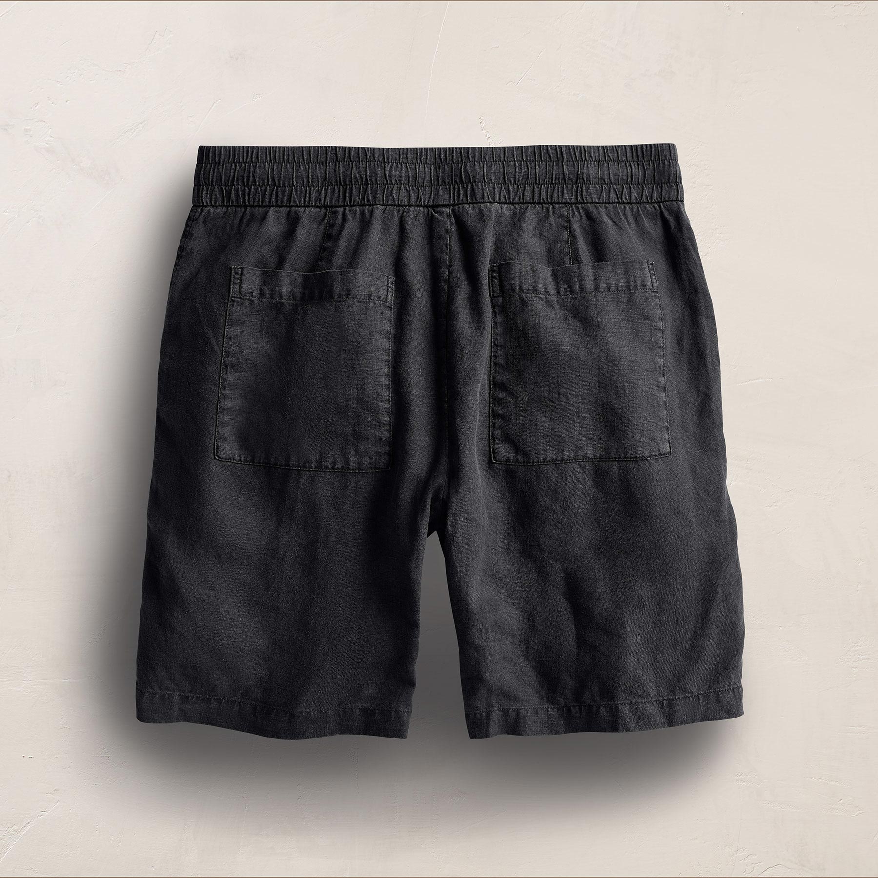 Relaxed Fit Linen Short - Magma Pigment