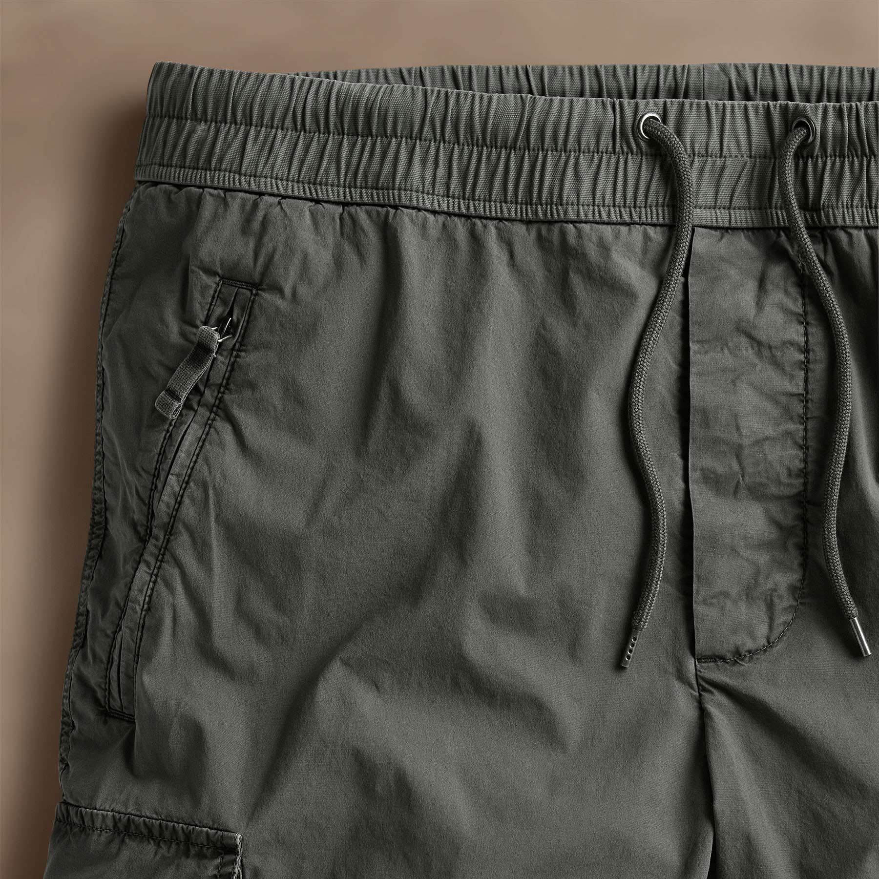 Parachute Poplin Cargo Short - Granite Pigment