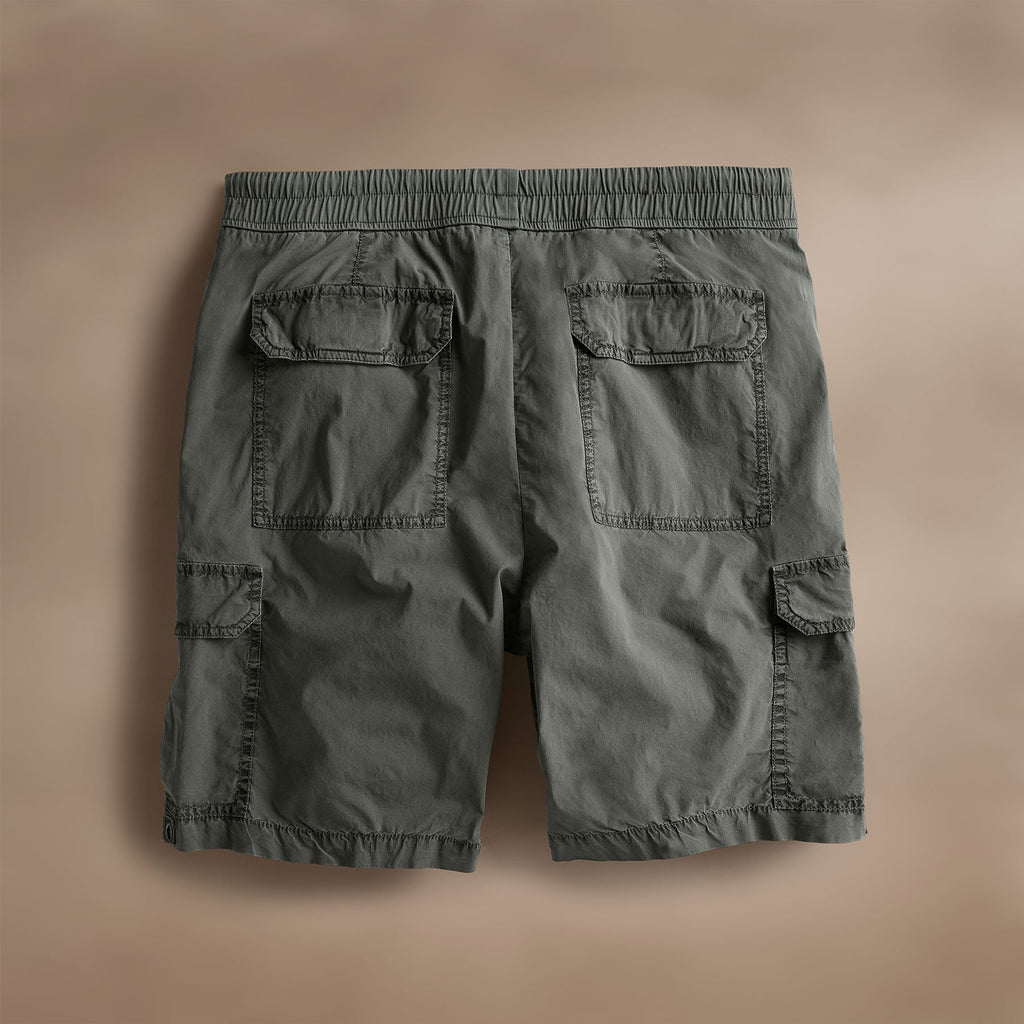Parachute Poplin Cargo Short - Granite Pigment
