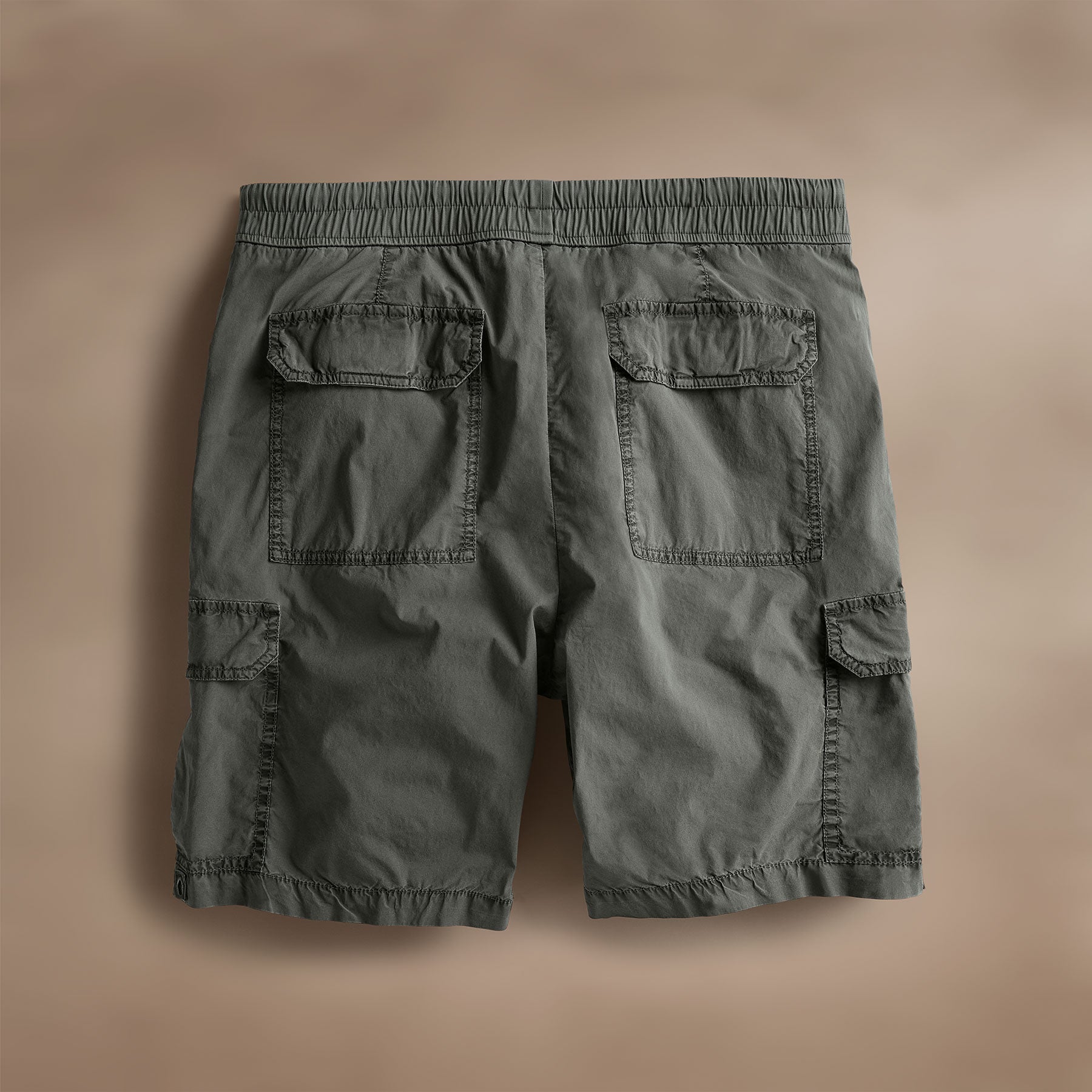Parachute Poplin Cargo Short - Granite Pigment