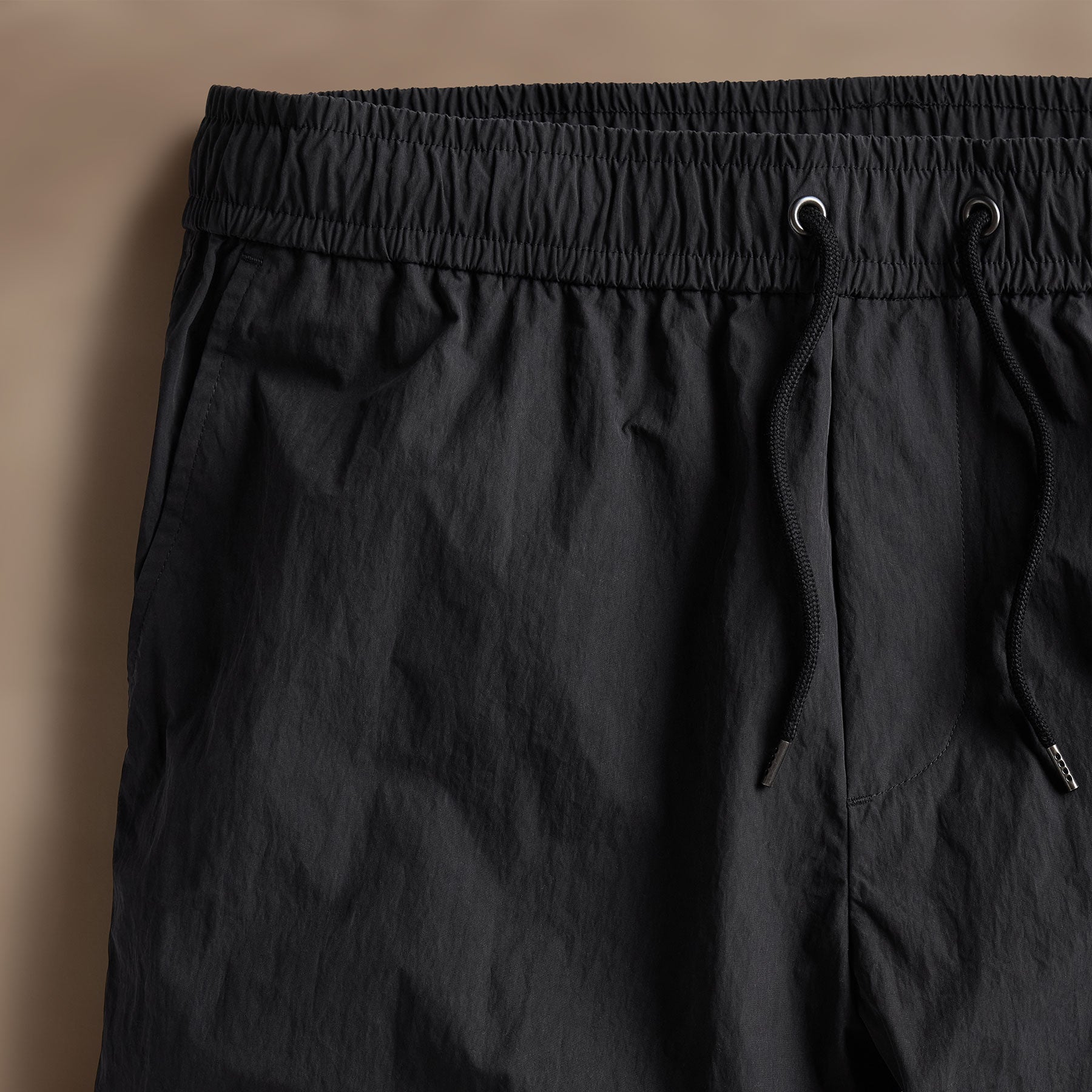 Palm Embriodered Boardshort - Black
