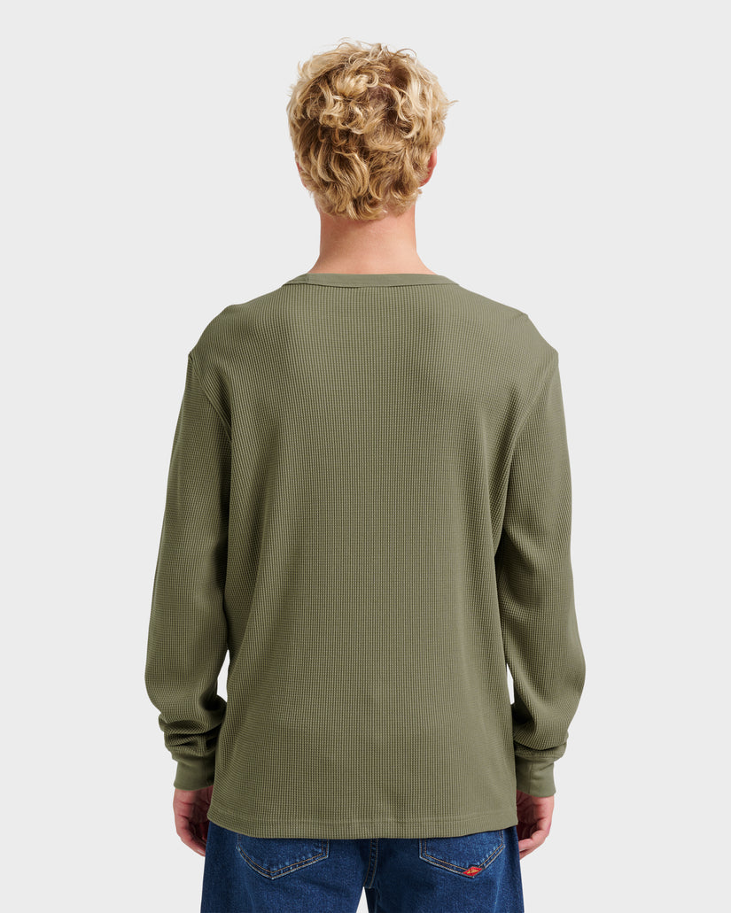 Quiksilver Nelson Thermal L/S Shirt-Fallen Rock